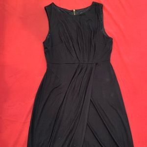 Black Asymmetric Mosimmono Dress